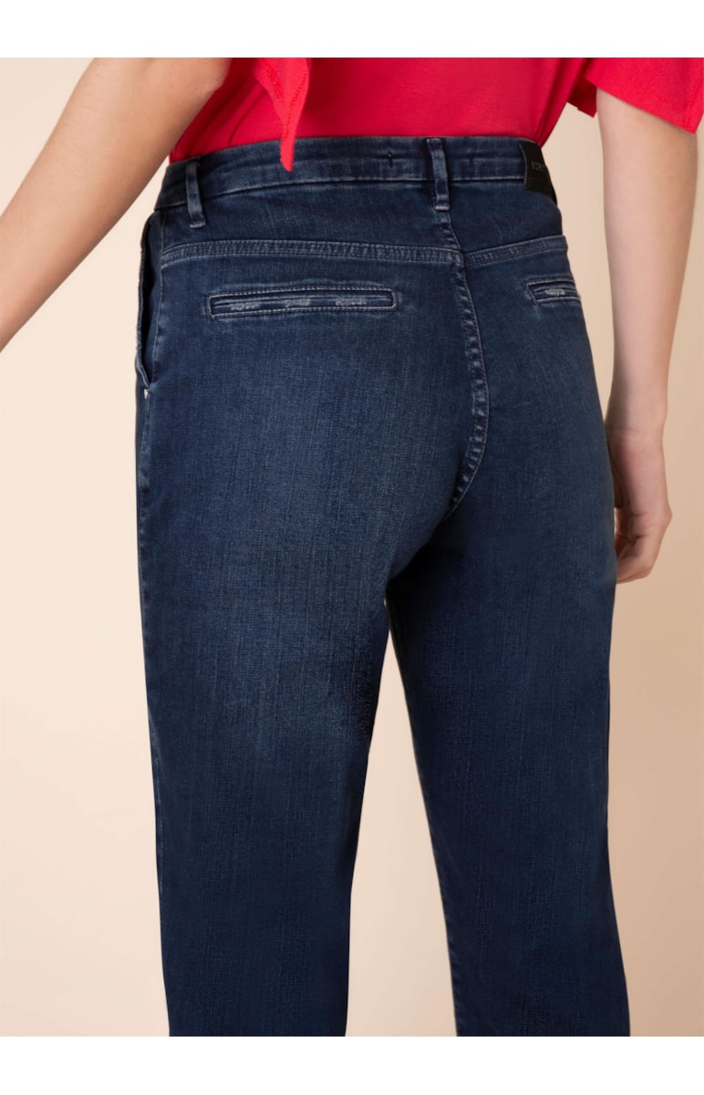 Calça Hi Comfort Blue Tailoring Bolso 317 Lav.Escuro C/ Rebolo
