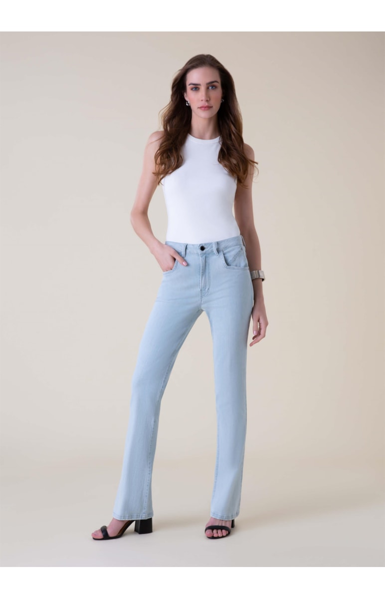 Calça Hi Comfort Bootcut 315-Lav.Destroyer Cl Rebo