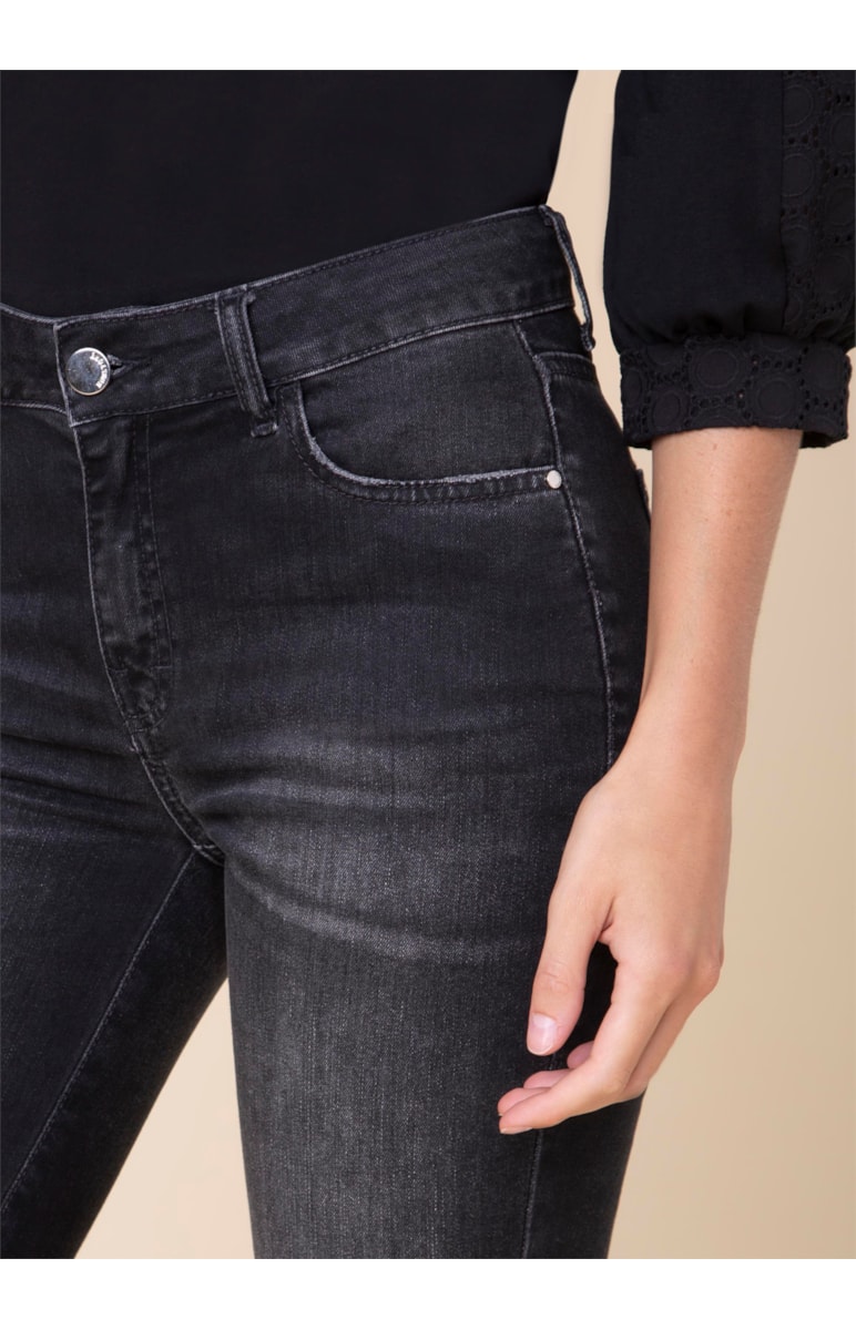 Calça Jeans Black Jully Skinny B-213 Lav.Black C/ Tank