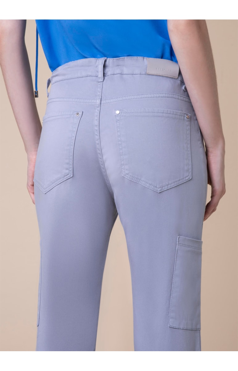 Calça Jeans Cargo Lara Azul Jeans