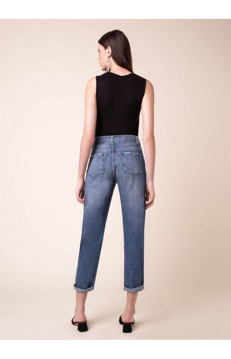 Calça Jeans Cigarrete Galaxy Lav.Medio C/ Rebolo