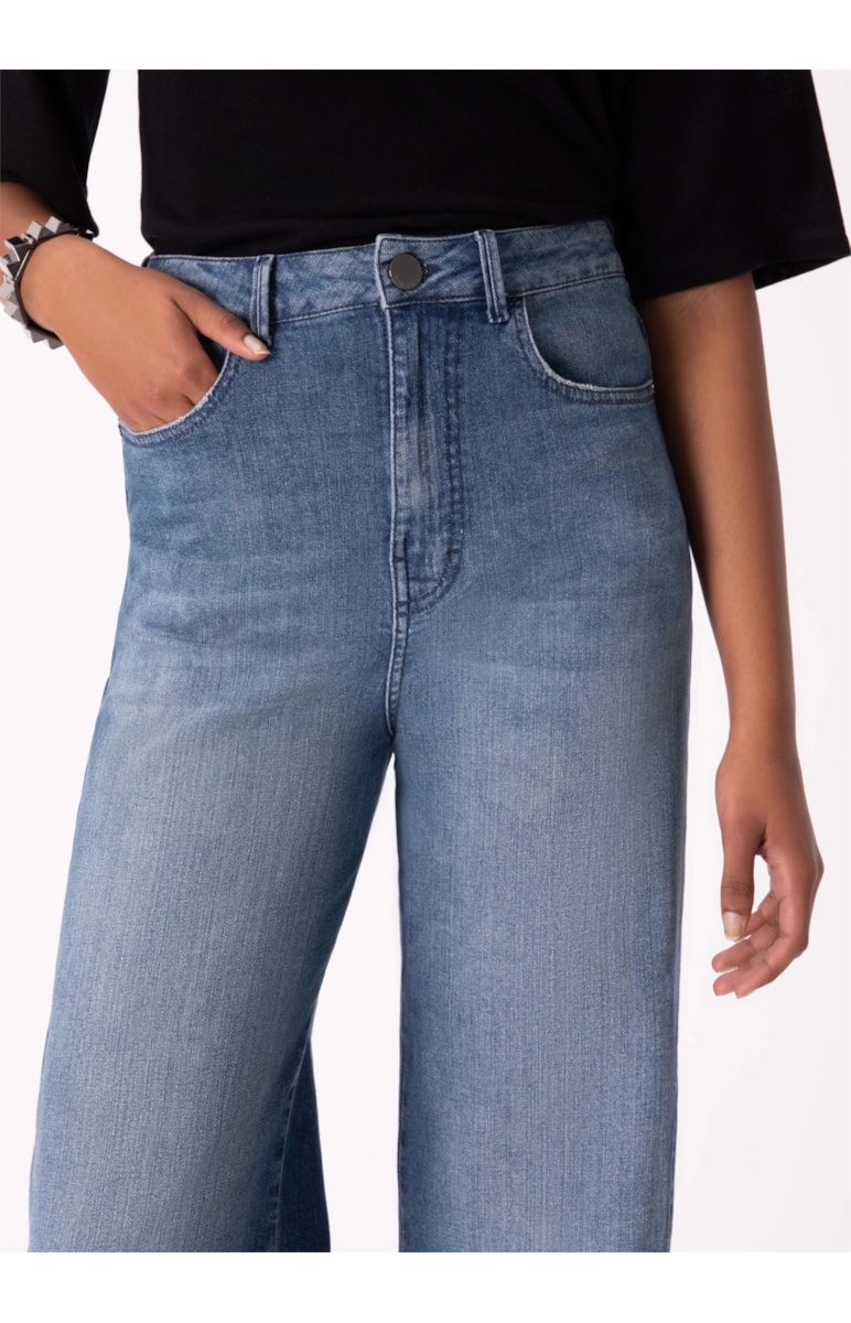 Calça Jeans Dark Elastic Full Lavagem Média