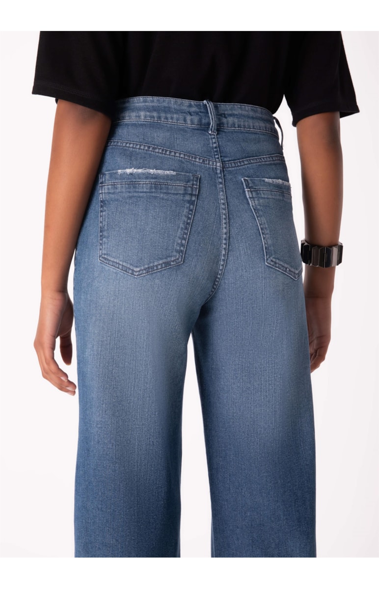 Calça Jeans Dark Elastic Full Lavagem Média