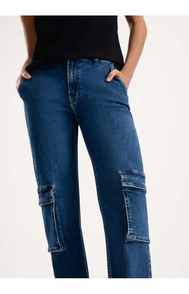 Calça Jeans Dark Forest Slouch 375-Lav.Medio C/Luvinha