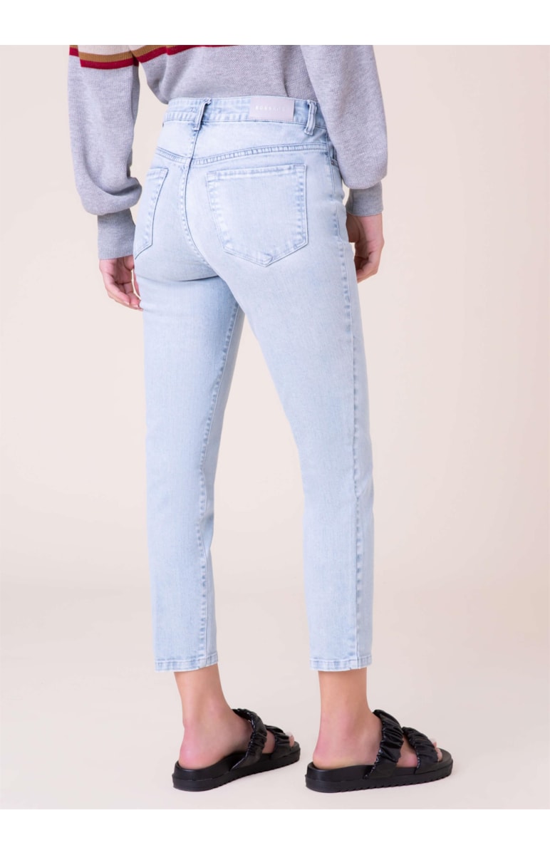Calça Jeans Deep Blue Cigarrete Lavagem Clara