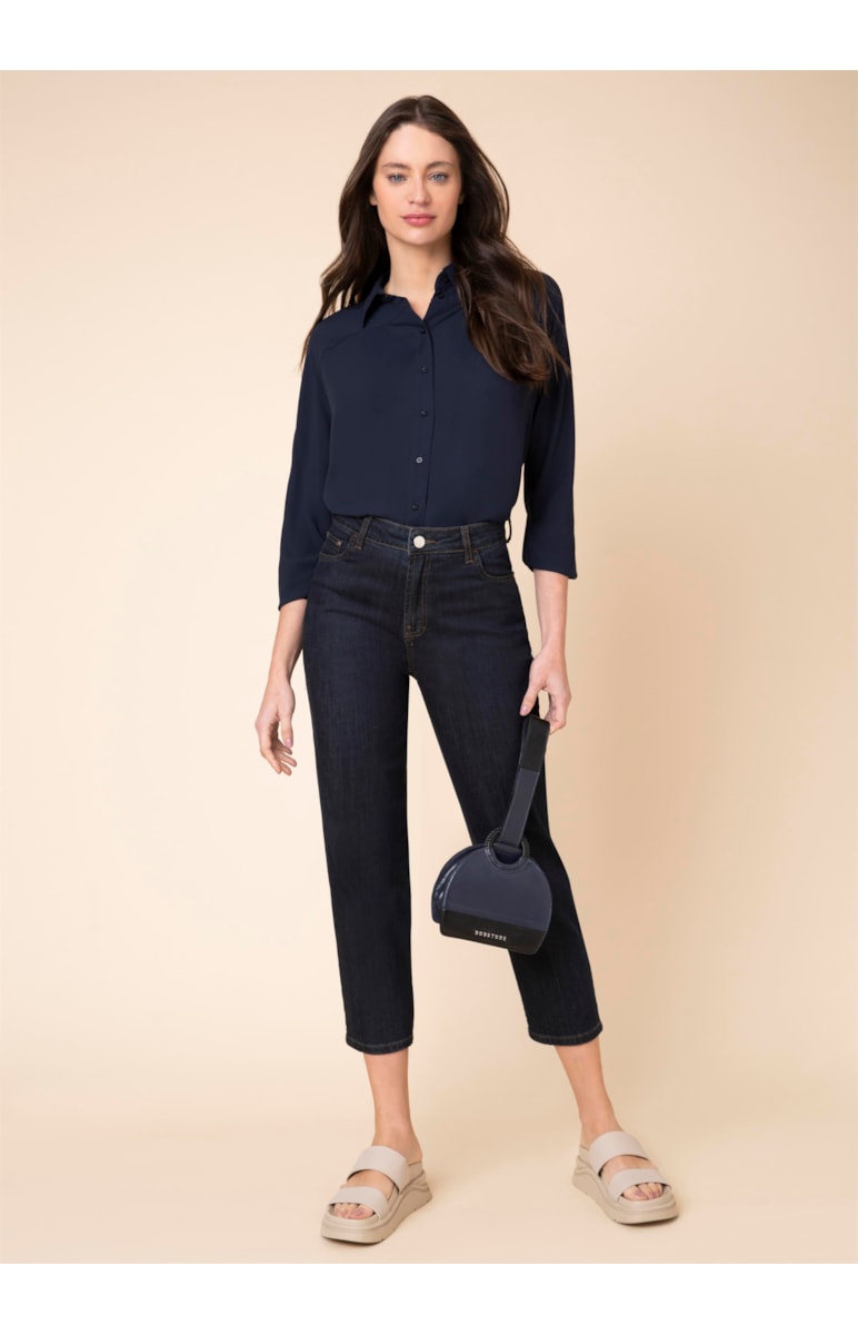 Calça Jeans Deep Blue New Carrot B-232 Lav.Amac.C/Jato Pto