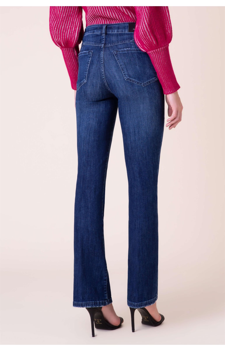 Calça Jeans High Comfort Flare 359 Lav.Escuro C/ Tank