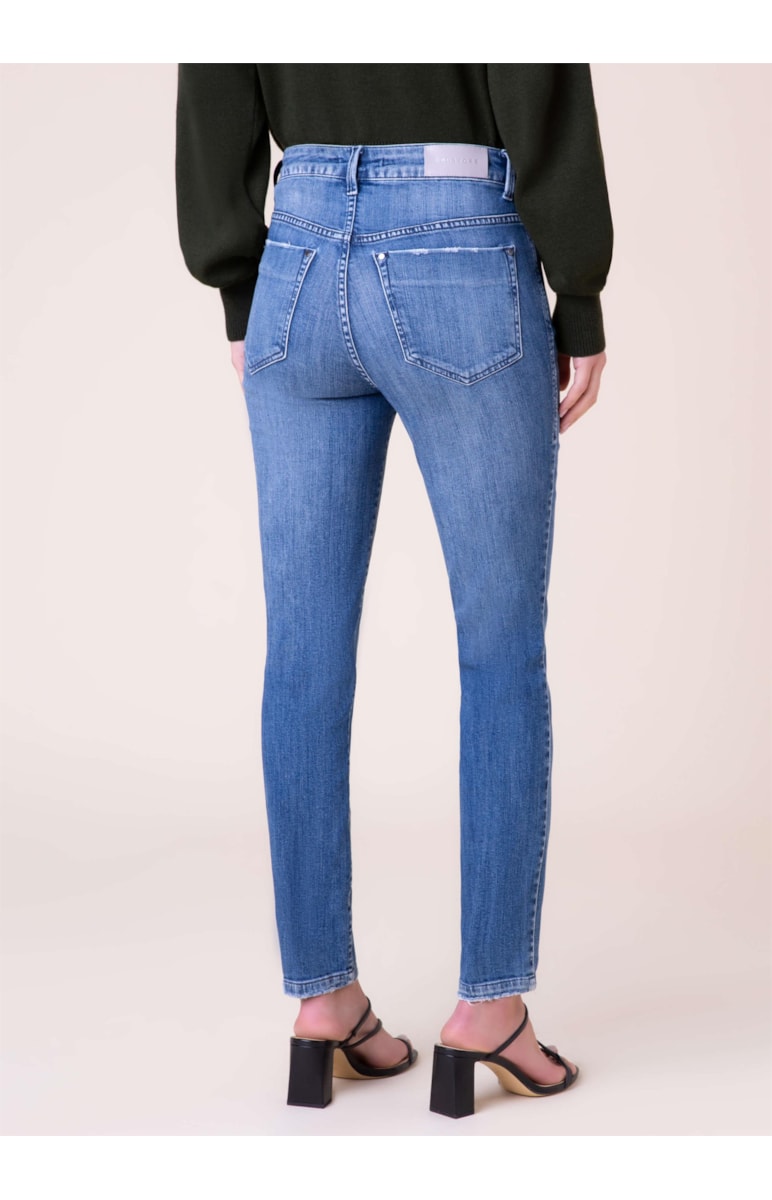 Calça Jeans High Comfort Skinny 356 Lav.Medio C/ Tank