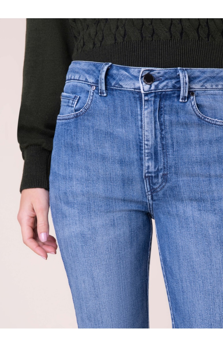 Calça Jeans High Comfort Skinny 356 Lav.Medio C/ Tank