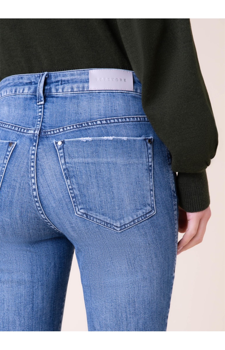 Calça Jeans High Comfort Skinny 356 Lav.Medio C/ Tank
