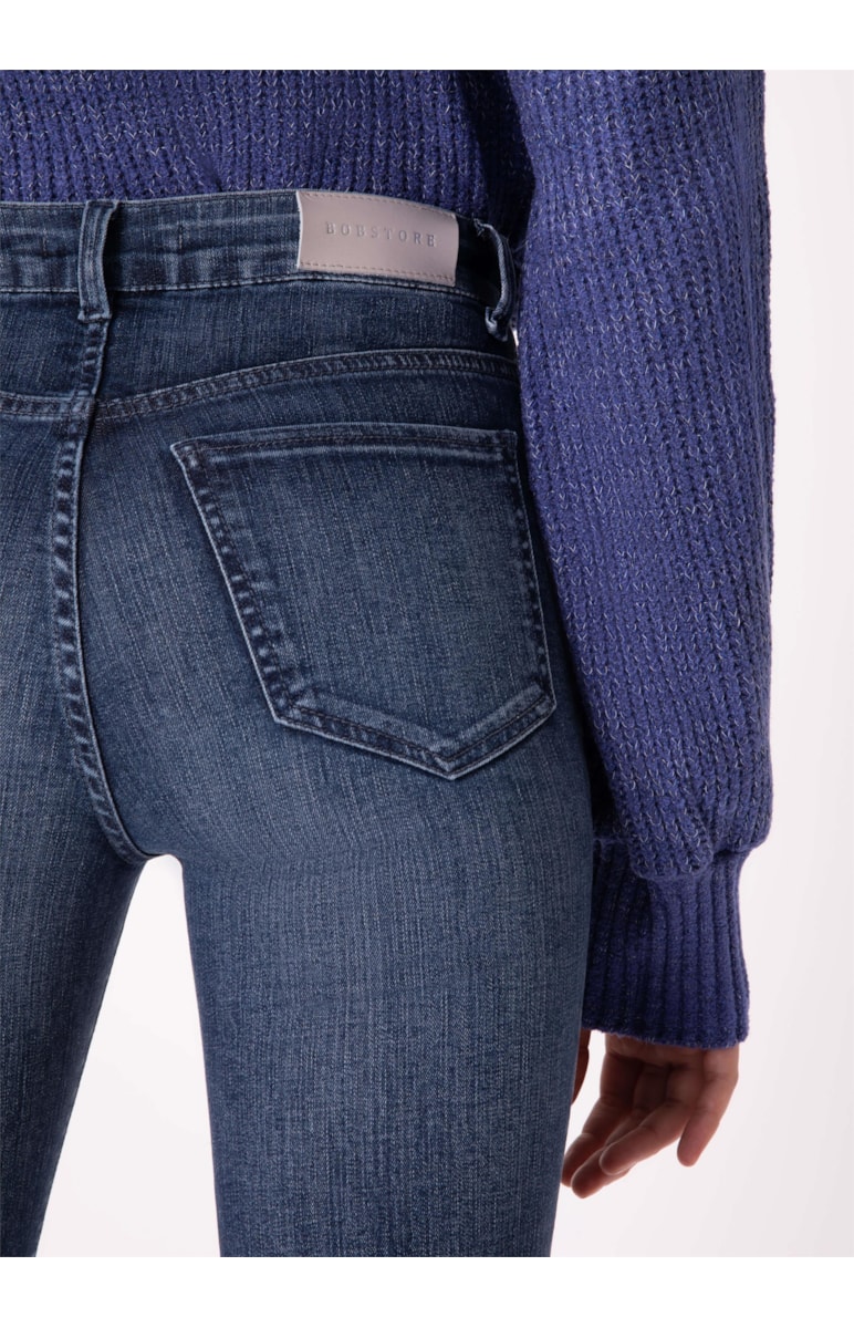 Calça Jeans High Comfort Skinny Lavagem Média
