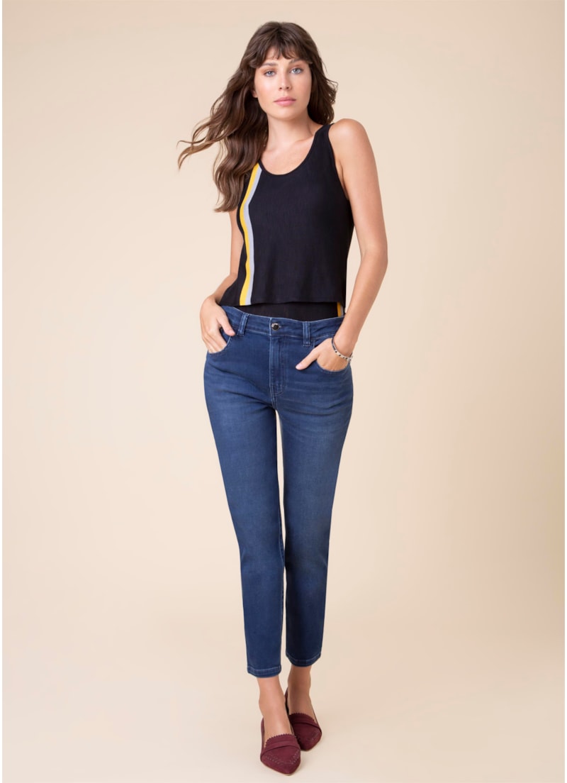 Calça Jeans Iceland Carol B-279 Lav.Escuro C/ Used