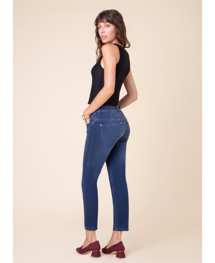 Calça Jeans Iceland Carol B-279 Lav.Escuro C/ Used