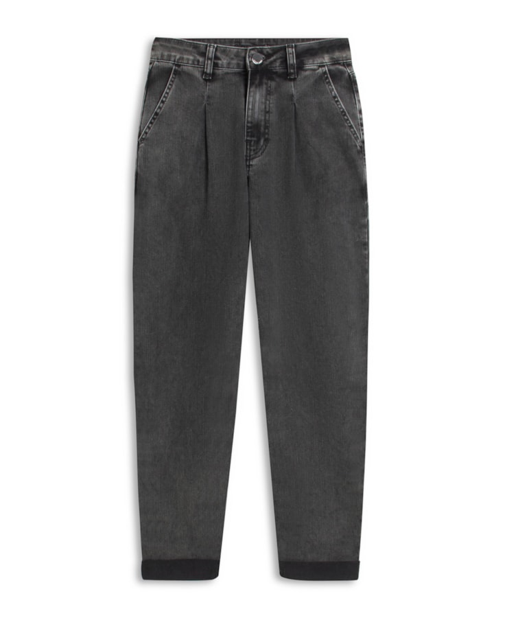 Calça Jeans Intense Black Baggy 404-Lav.Black C/Stone
