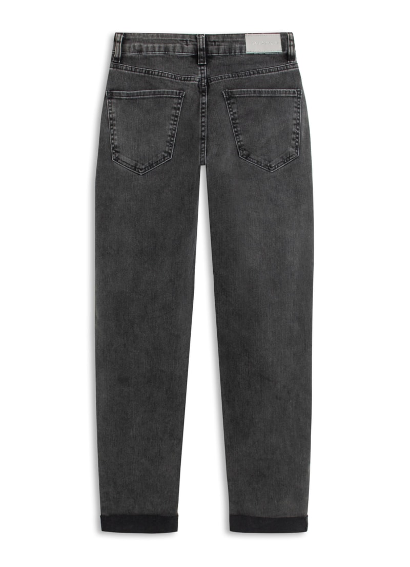 Calça Jeans Intense Black Baggy 404-Lav.Black C/Stone