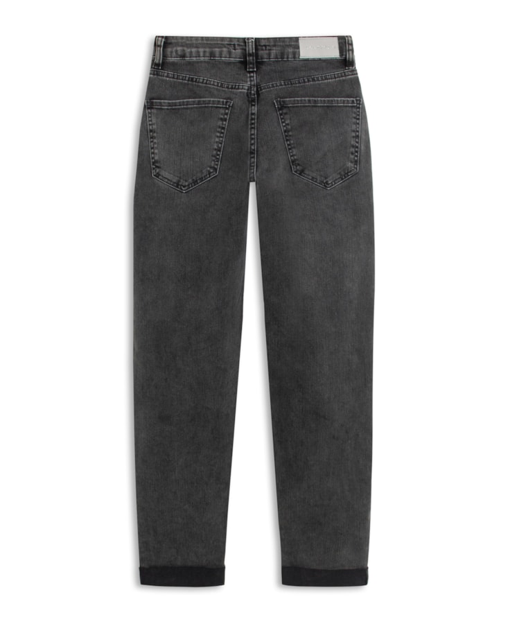 Calça Jeans Intense Black Baggy 404-Lav.Black C/Stone