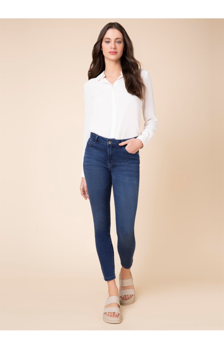 Calça Jeans Jully Iceland B-204 Lav.Esc. C/ Biopolimento