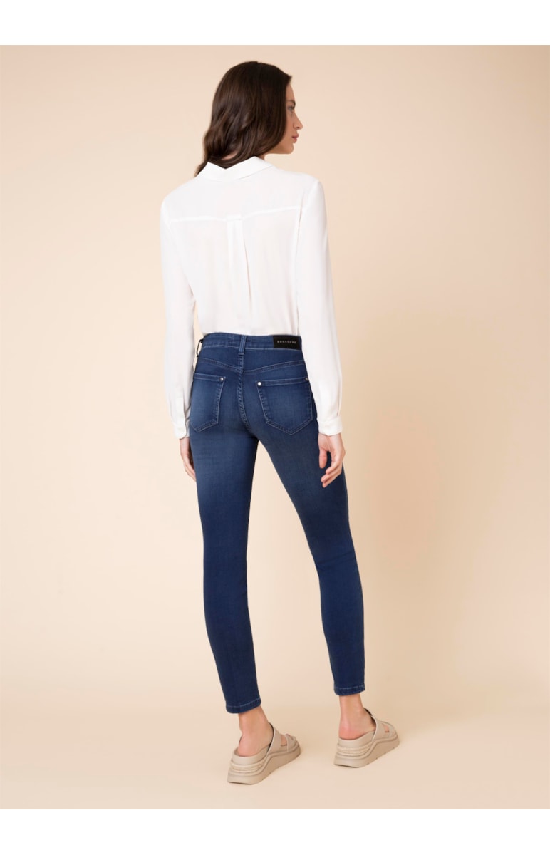 Calça Jeans Jully Iceland B-204 Lav.Esc. C/ Biopolimento