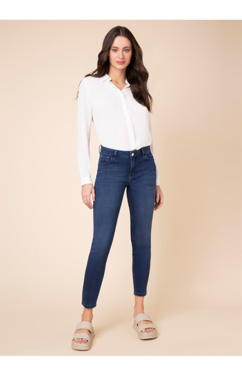Calça Jeans Jully Iceland B-204 Lav.Esc. C/ Biopolimento