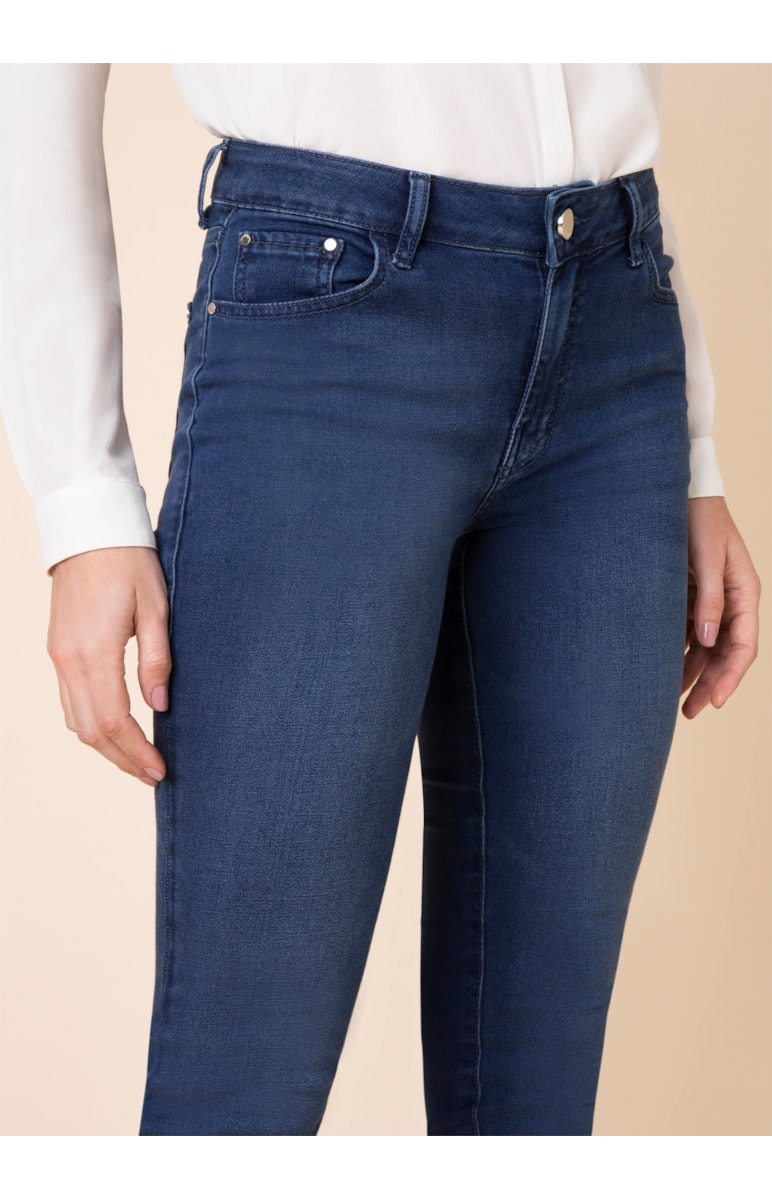 Calça Jeans Jully Iceland B-204 Lav.Esc. C/ Biopolimento