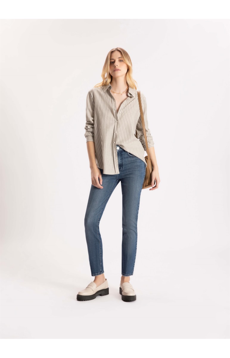 Calça Jeans Original Cross Slim Lavagem Média