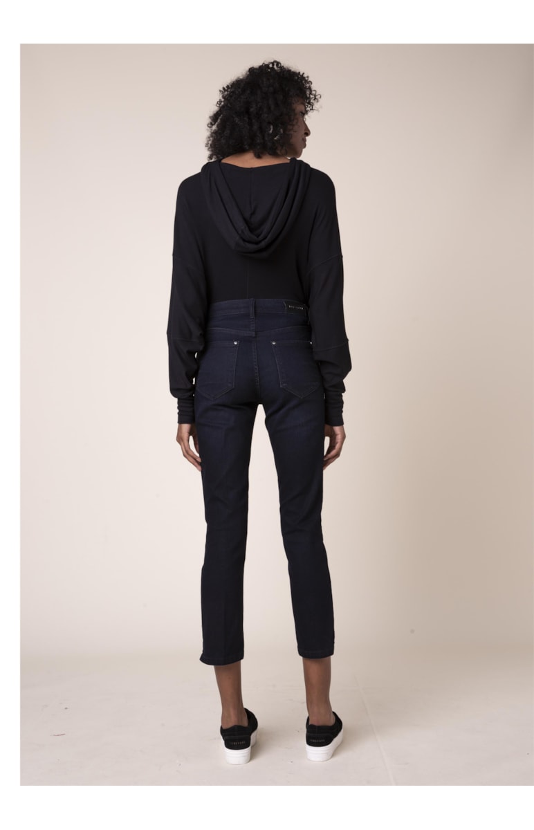 Calça Jeans Sofia Cigarrete B-216 Lav.Escuro C/ 3d