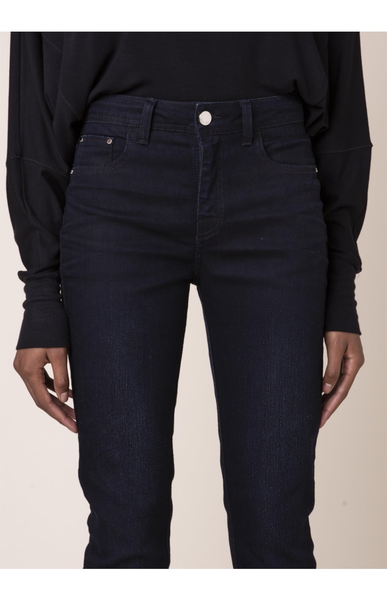 Calça Jeans Sofia Cigarrete B-216 Lav.Escuro C/ 3d