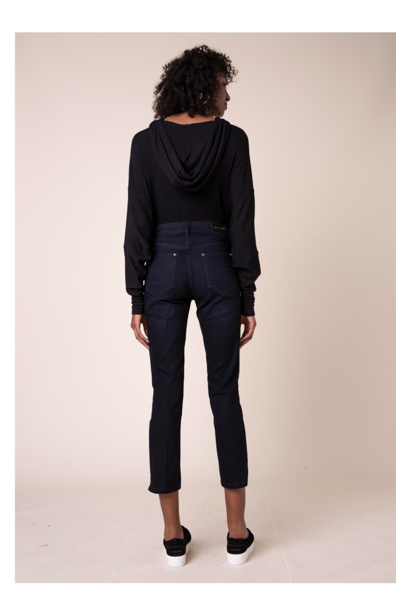 Calça Jeans Sofia Cigarrete B-216 Lav.Escuro C/ 3d