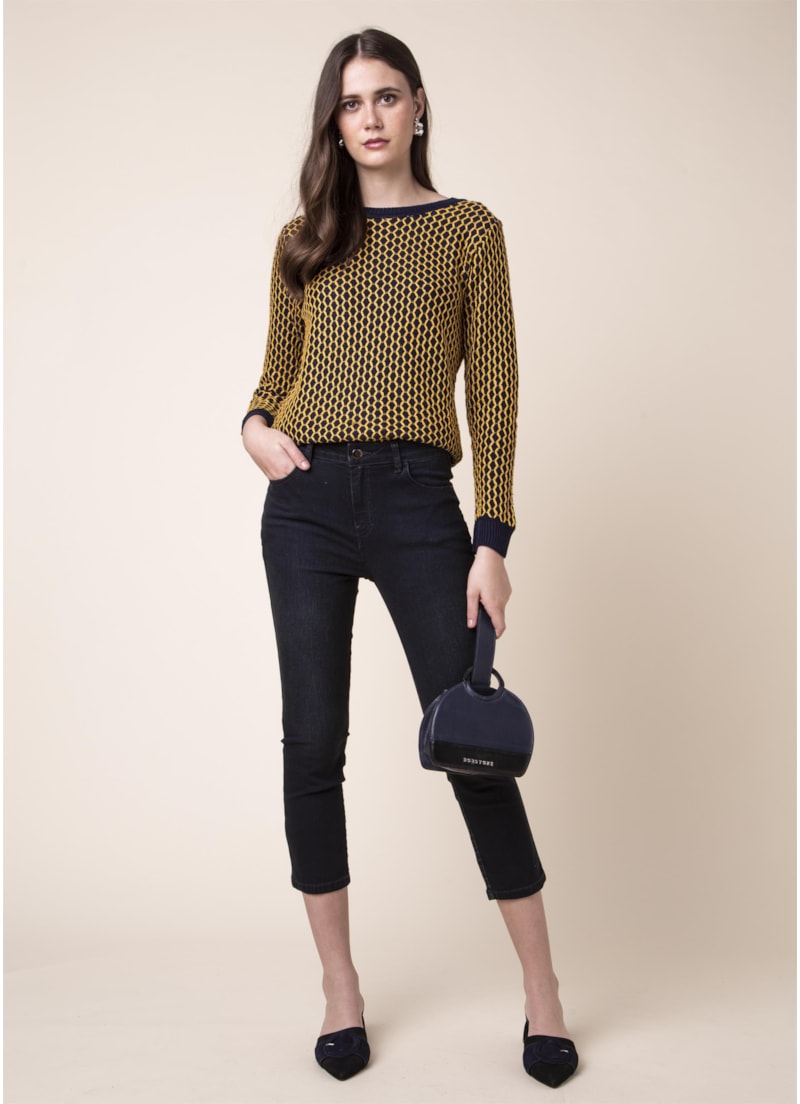 Calça Jeans Sofia College B118 Lav.Escuro C/Used