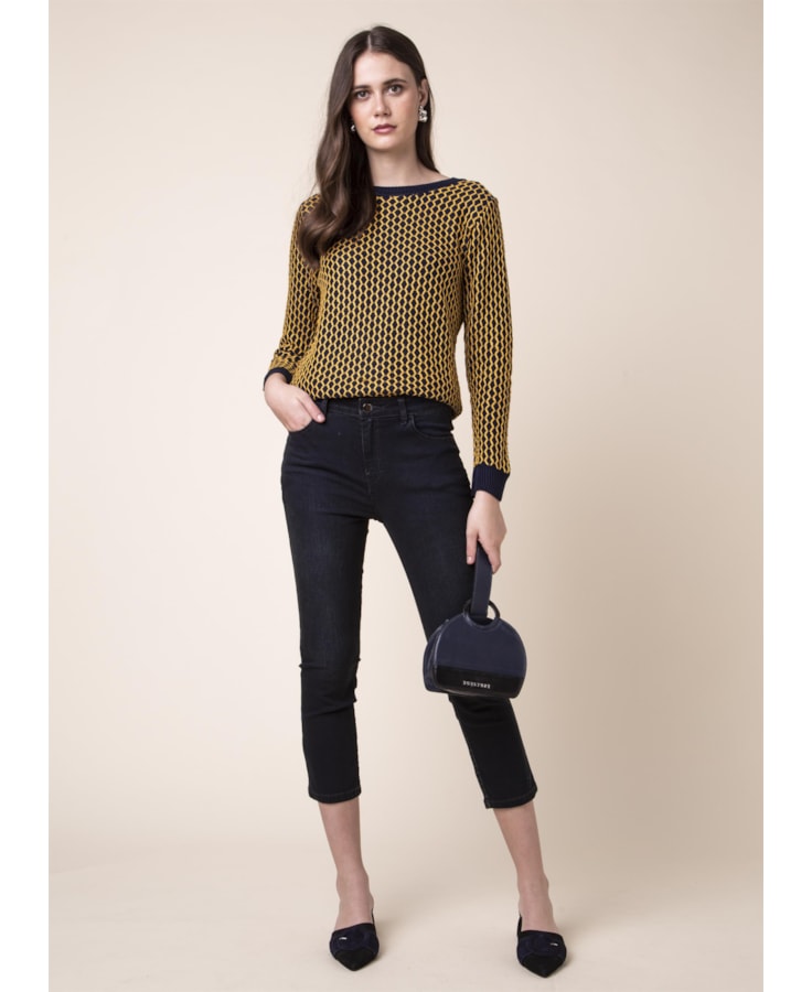 Calça Jeans Sofia College B118 Lav.Escuro C/Used