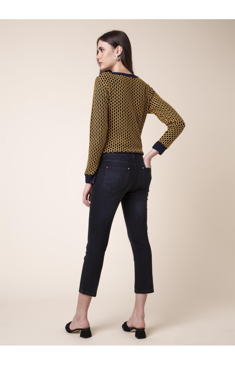 Calça Jeans Sofia College B118 Lav.Escuro C/Used