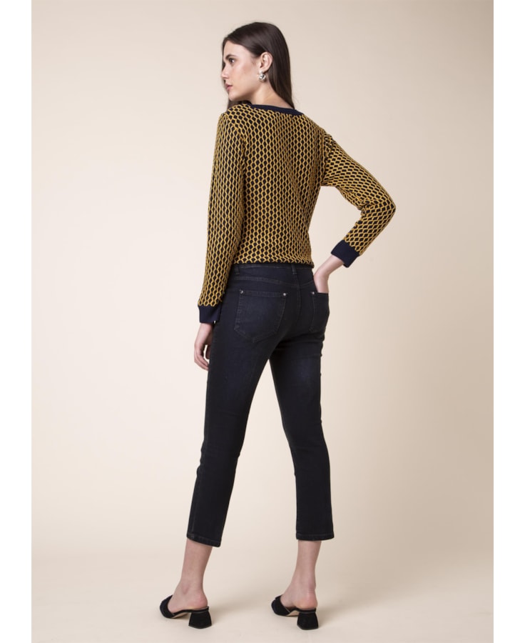 Calça Jeans Sofia College B118 Lav.Escuro C/Used