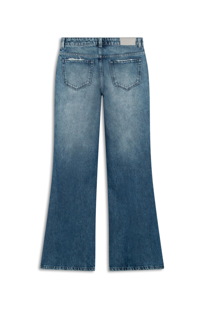Calca Jeans Vintage Flare 351-Lav.Medio C/ Sky