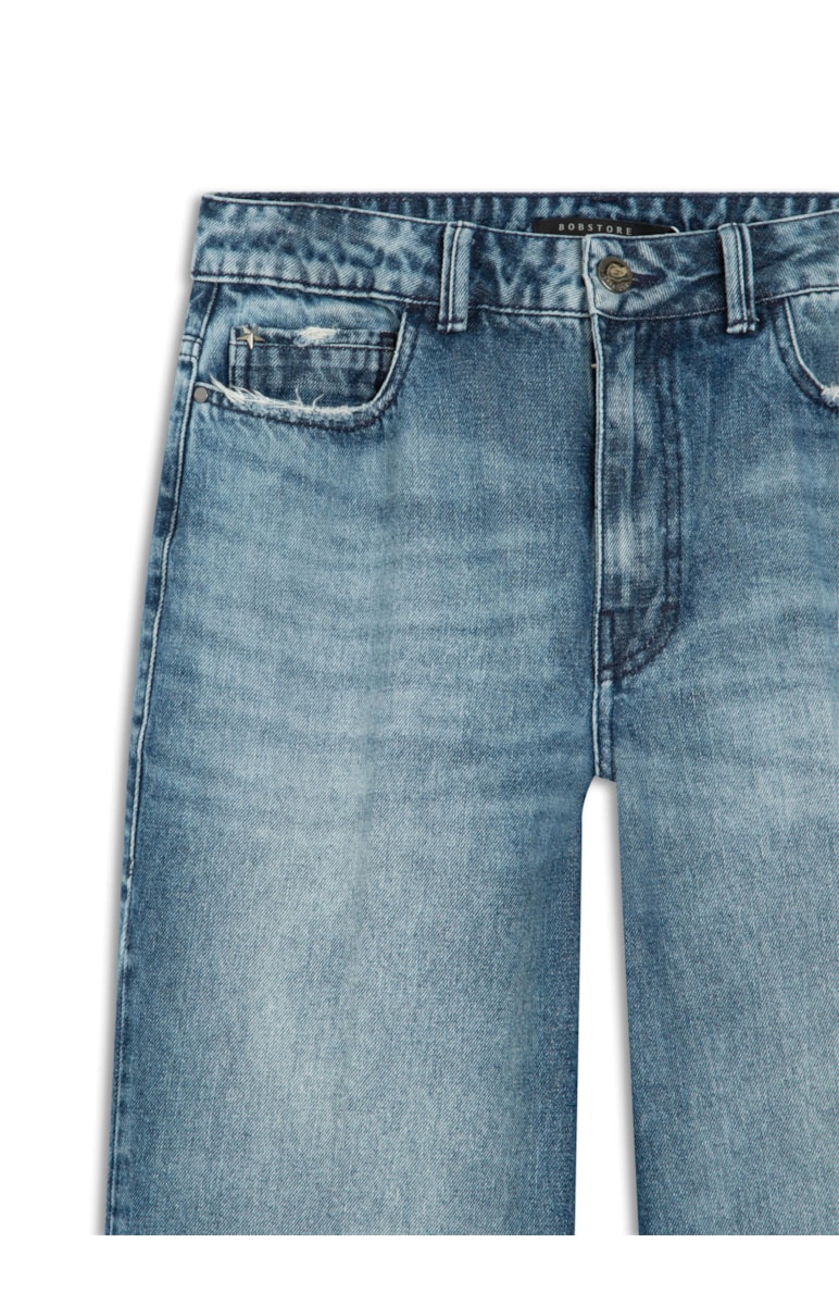 Calca Jeans Vintage Flare 351-Lav.Medio C/ Sky