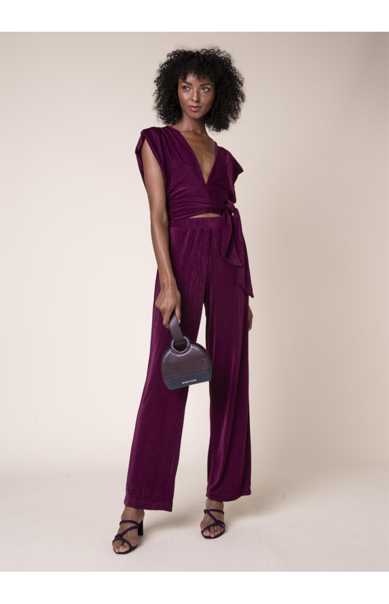 Calça Jersey Roxo