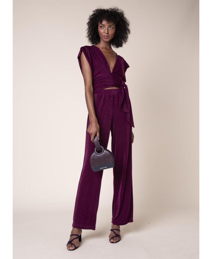 Calça Jersey Roxo