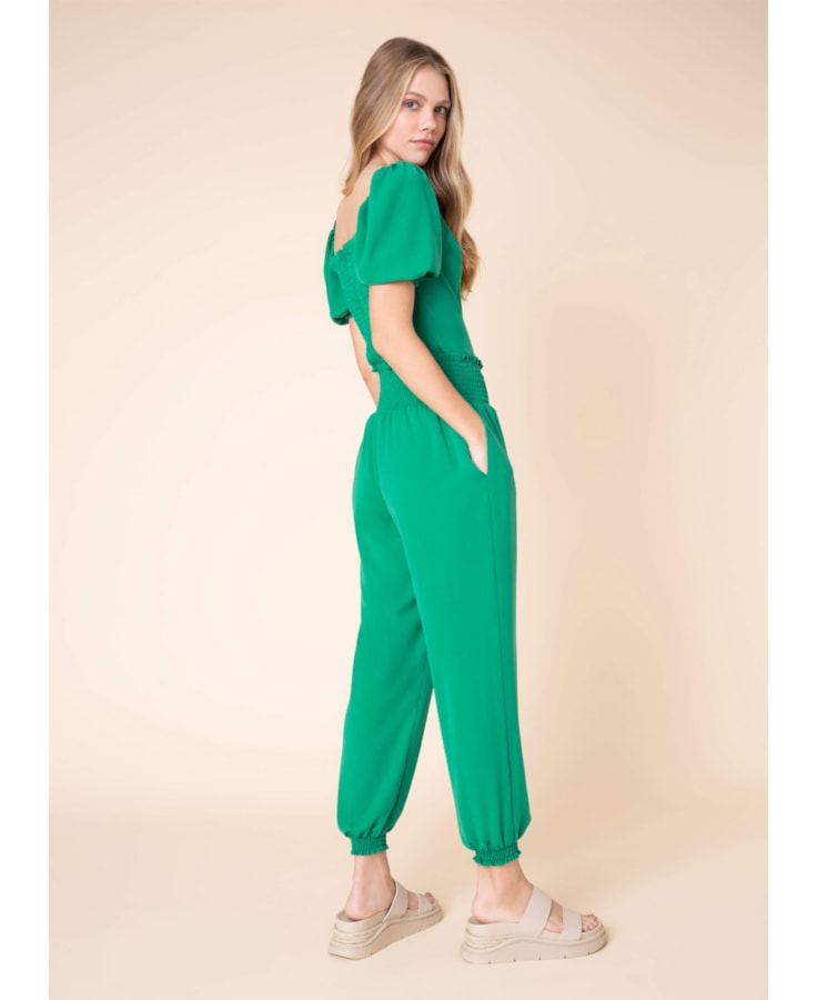 Calça Jogger Lastex Verde Bandeira