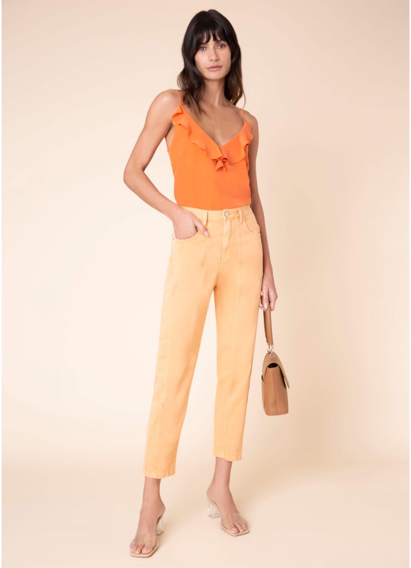 Calça Jogger Vintage Color Laranja