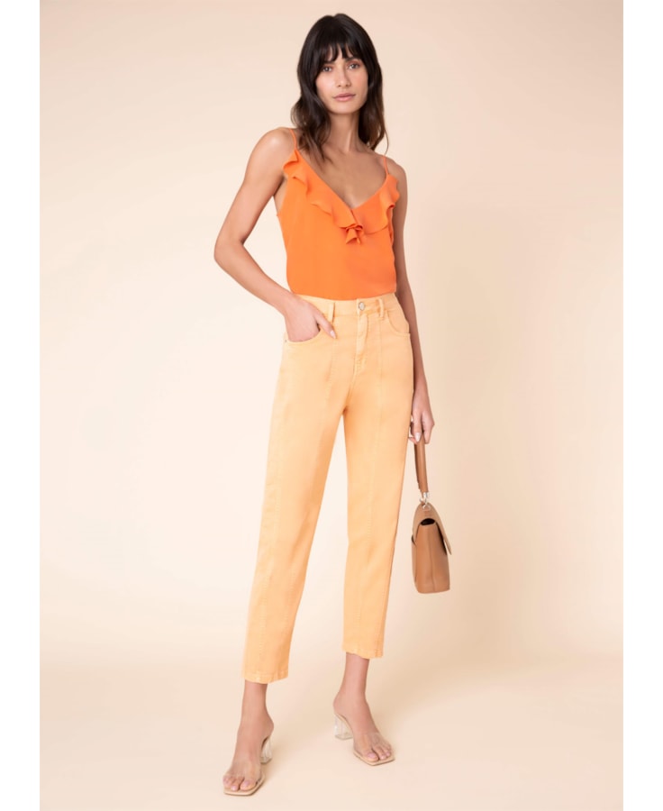 Calça Jogger Vintage Color Laranja