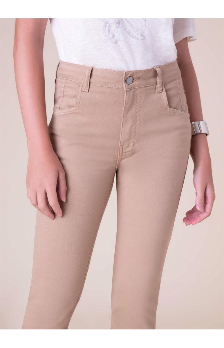 Calça Jogging Color Bootcut Camel