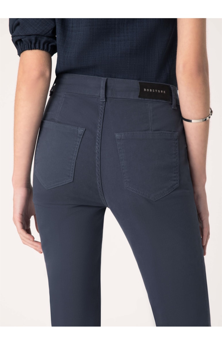 Calça Jogging Color Bootcut Marinho