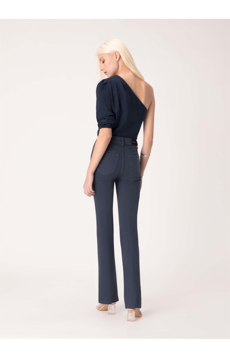 Calça Jogging Color Bootcut Marinho