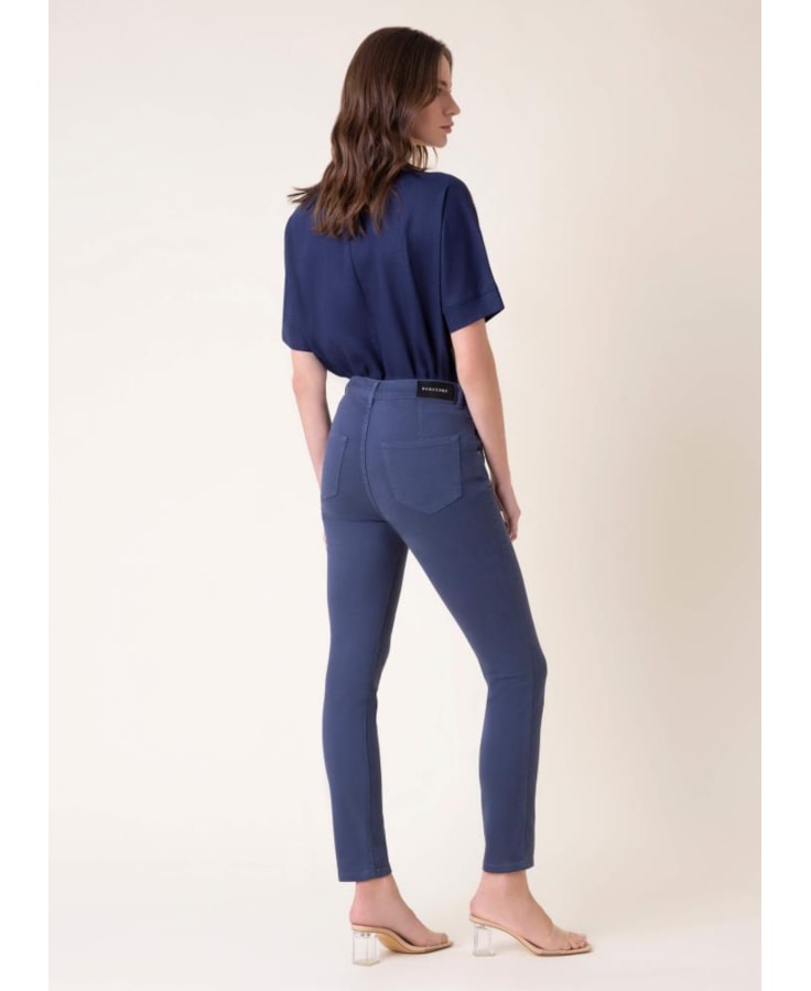 Calça Jogging Color Skinny Marinho