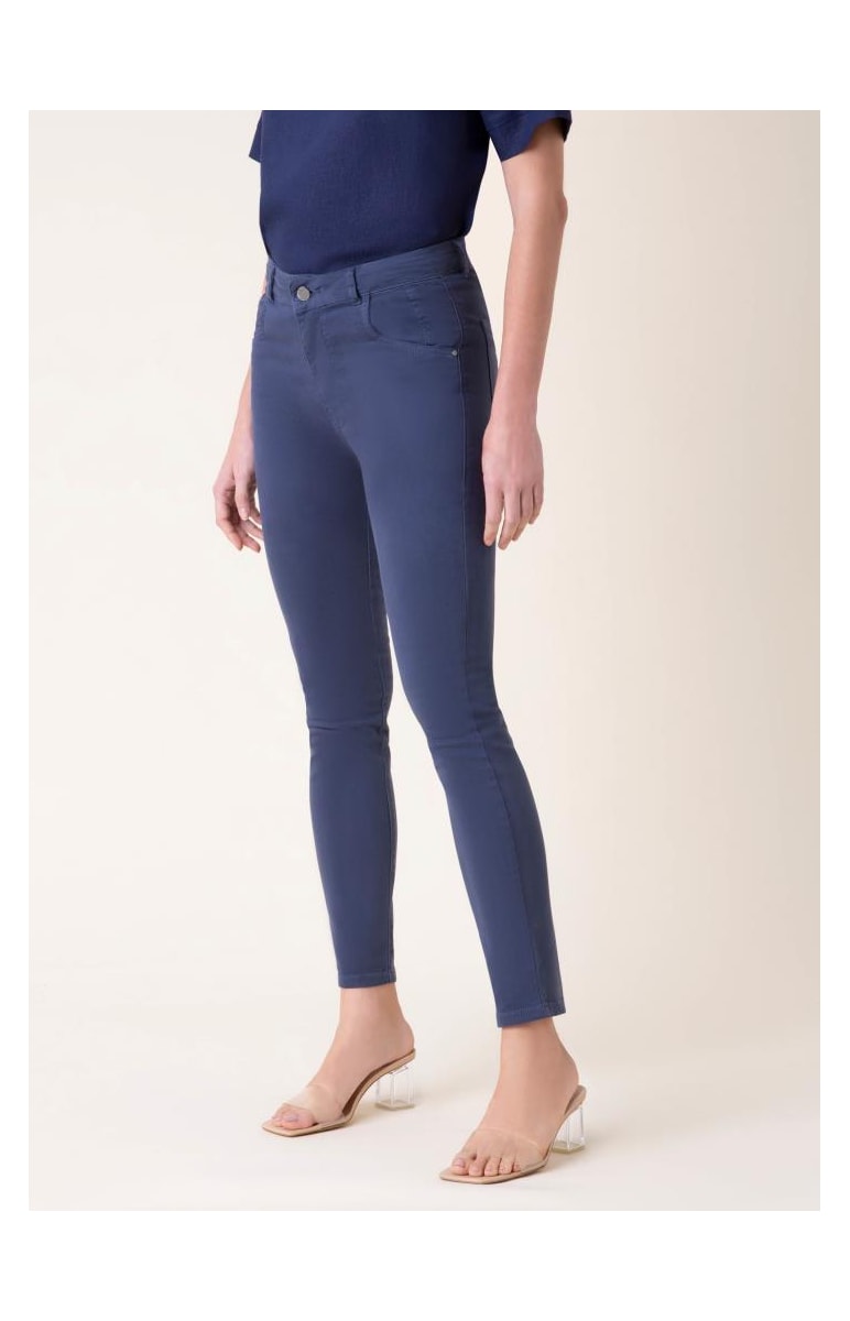 Calça Jogging Color Skinny Marinho