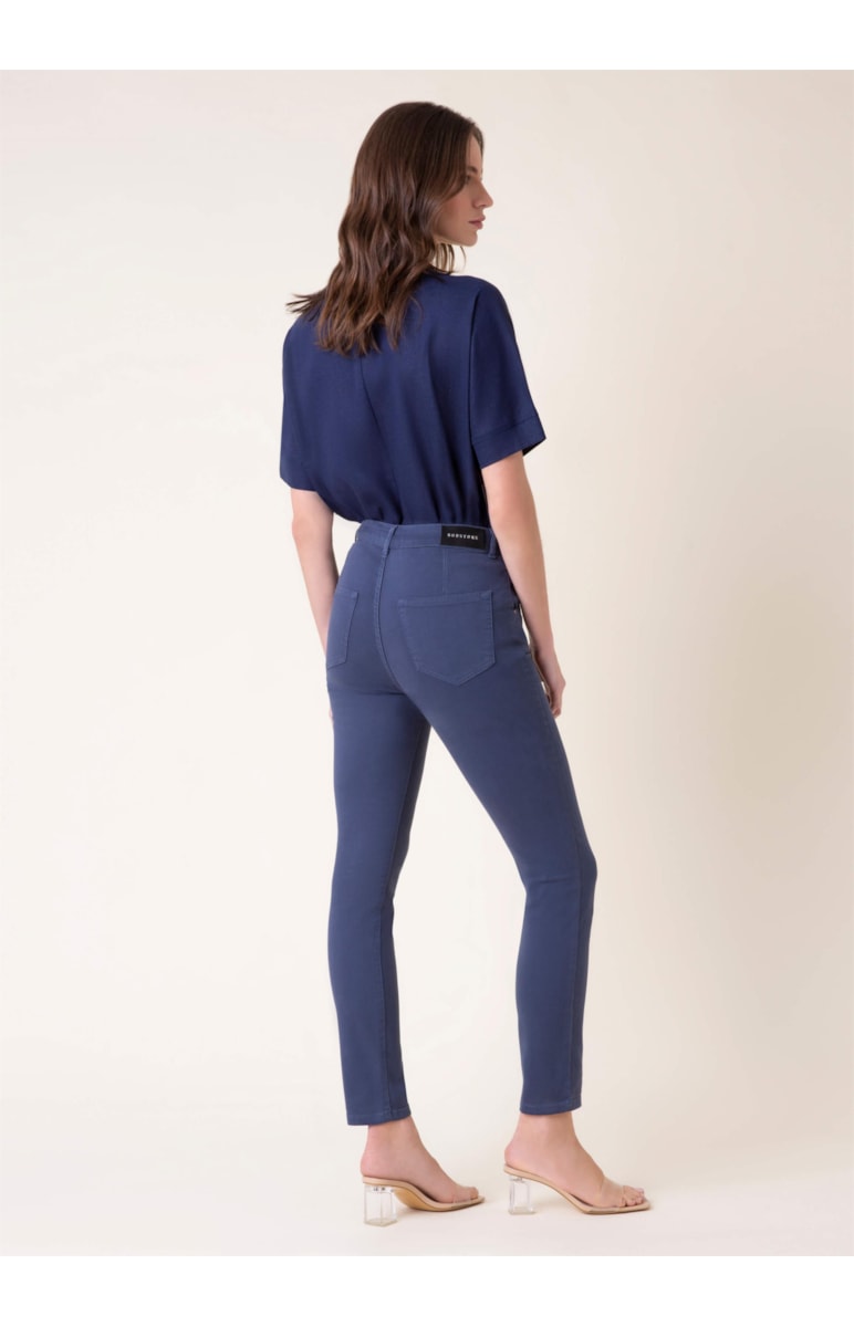 Calça Jogging Color Skinny Marinho