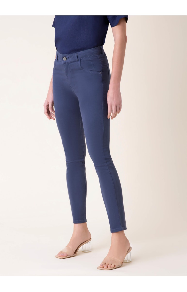 Calça Jogging Color Skinny Marinho
