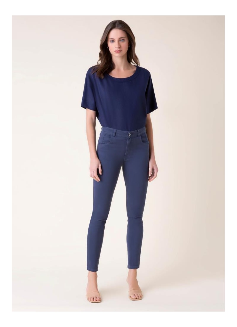 Calça Jogging Color Skinny Marinho