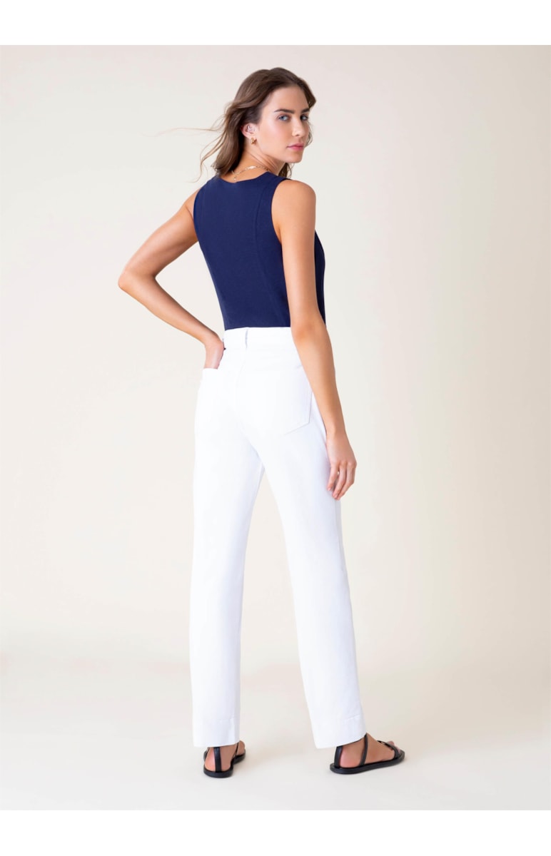 Calça Jogging Color Slouch Branco