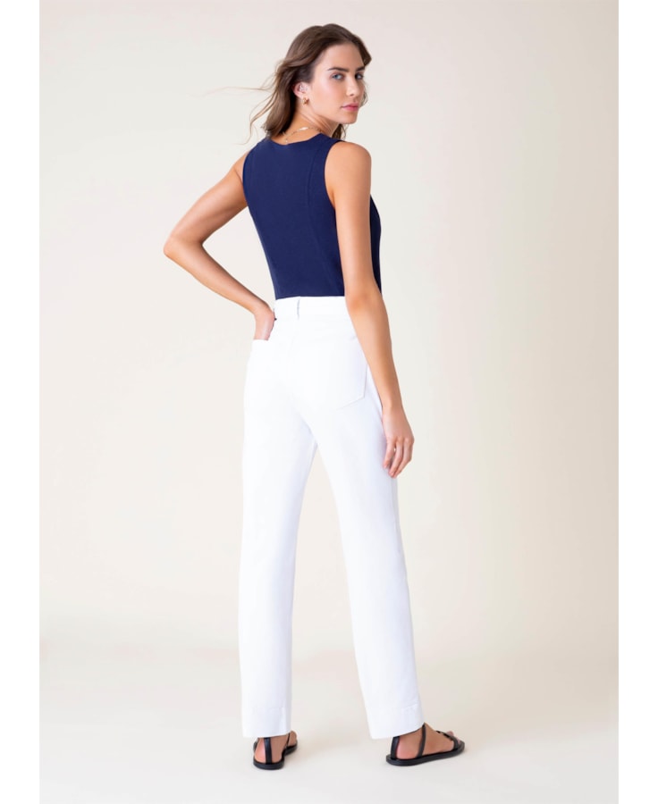 Calça Jogging Color Slouch Branco