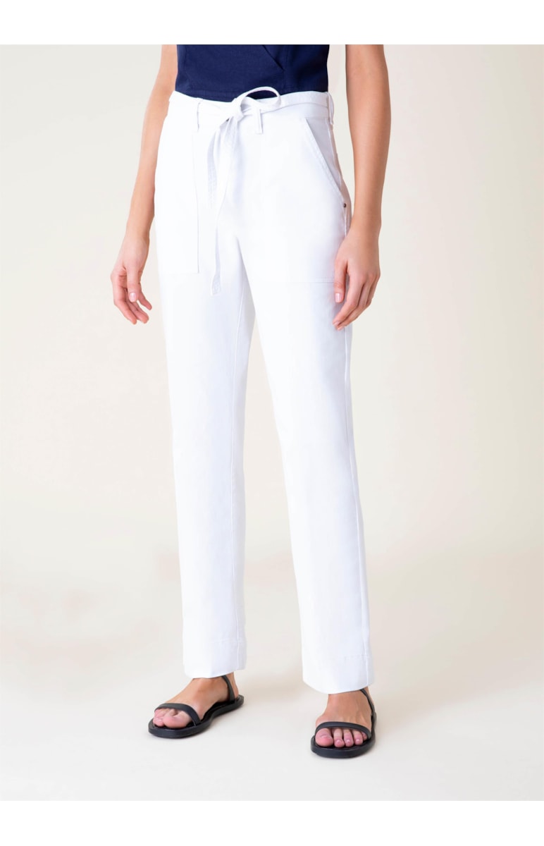Calça Jogging Color Slouch Branco